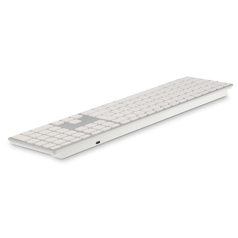 LMP klávesnica Bluetooth Numeric Keyboard 110 keys SK layout - Silver Aluminium