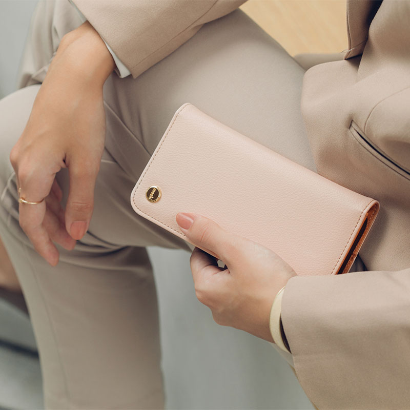 Moshi puzdro Overture with Detachable Magnetic Wallet pre iPhone 12 mini - Luna Pink