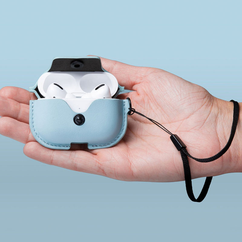 TwelveSouth puzdro AirSnap Pro pre Airpods Pro - Slate Blue
