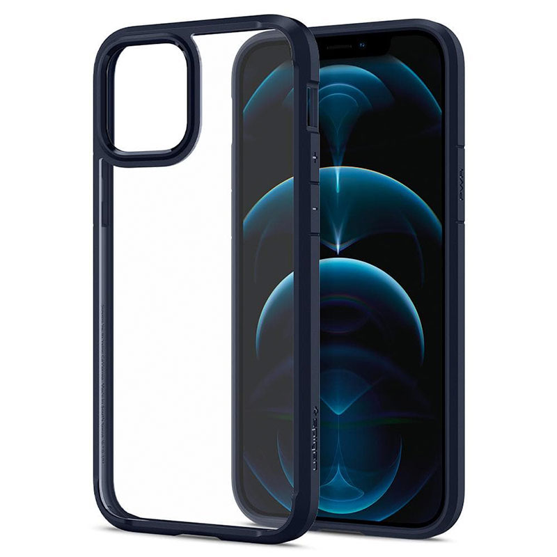 Spigen kryt Ultra Hybrid pre iPhone 12/12 Pro - Navy Blue