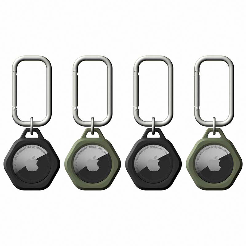 UAG puzdro Scout pre AirTag 4pack - Black/Olive