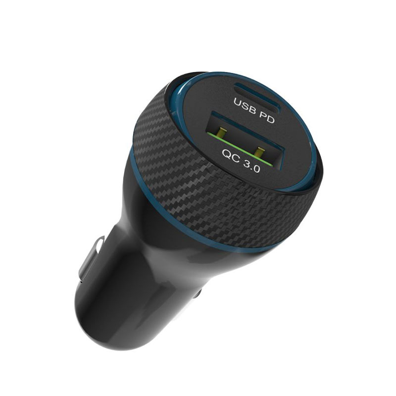 Adam Elements nabíjačka do auta OMNIA C1+ 45W PD/QC - Black