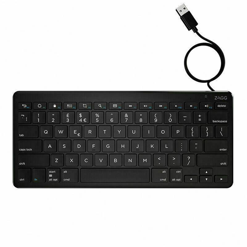 ZAGG klávesnica USB-A Wired Keyboard EN - Black