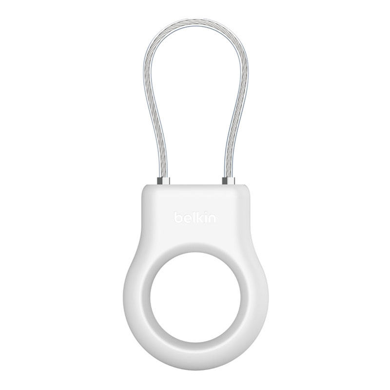 Belkin puzdro Secure Holder with Wire Cable pre AirTag - White