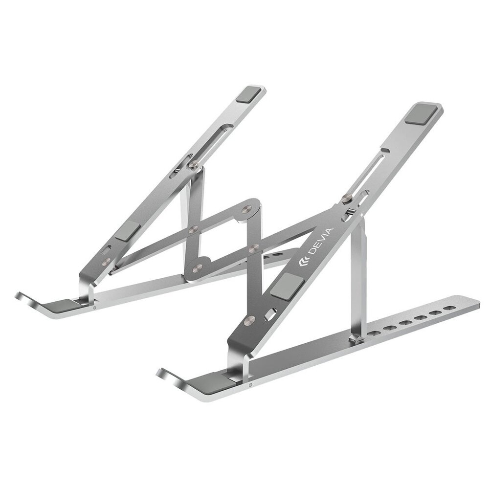 Devia Smart Series Multi-function Folding Stand For Tablet/Laptop - Silver