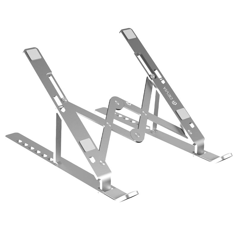 Devia Smart Series Multi-function Folding Stand For Tablet/Laptop - Silver
