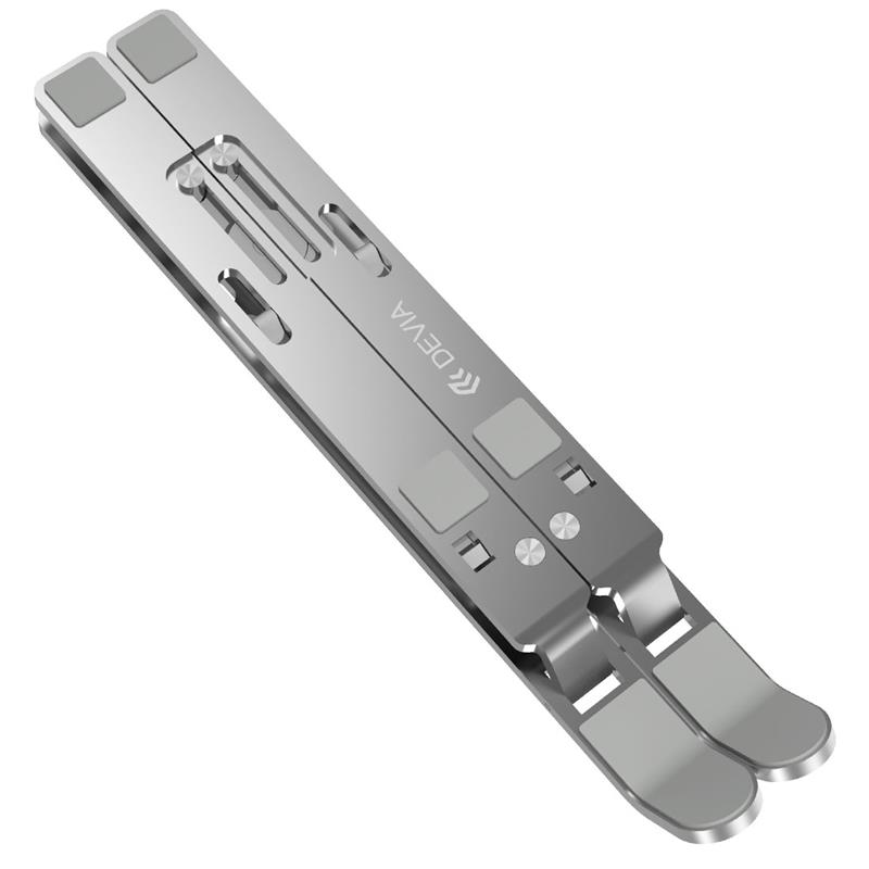 Devia Smart Series Multi-function Folding Stand For Tablet/Laptop - Silver