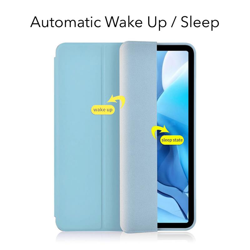 Devia puzdro Leather Case with Pencil Slot pre iPad Air 11" M1/M2/M3 - Black