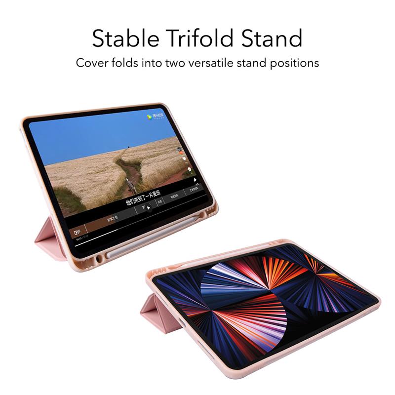 Devia puzdro Leather Case with Pencil Slot pre iPad Air 11" M1/M2/M3 - Light Blue