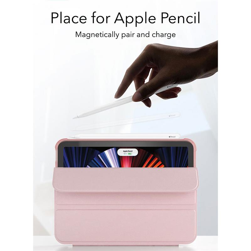 Devia puzdro Light Series with Pencil Slot pre iPad Air 10.9" 2022/2020 - Light Pink