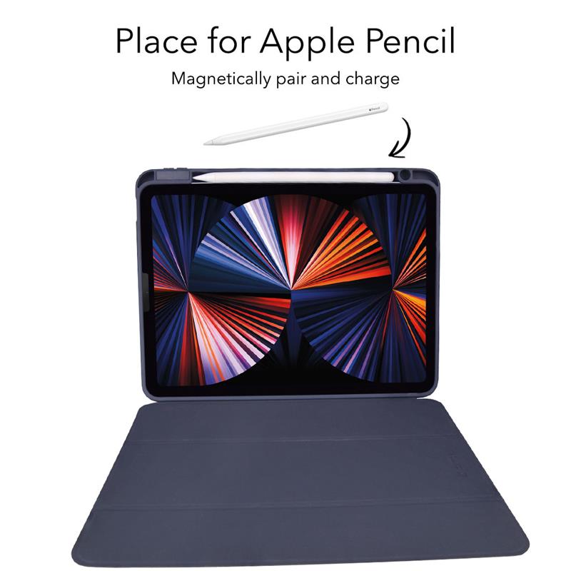 Comma puzdro Royal Fiber Case with Pencil Slot pre iPad Air 10.9"/Air 11" - Blue