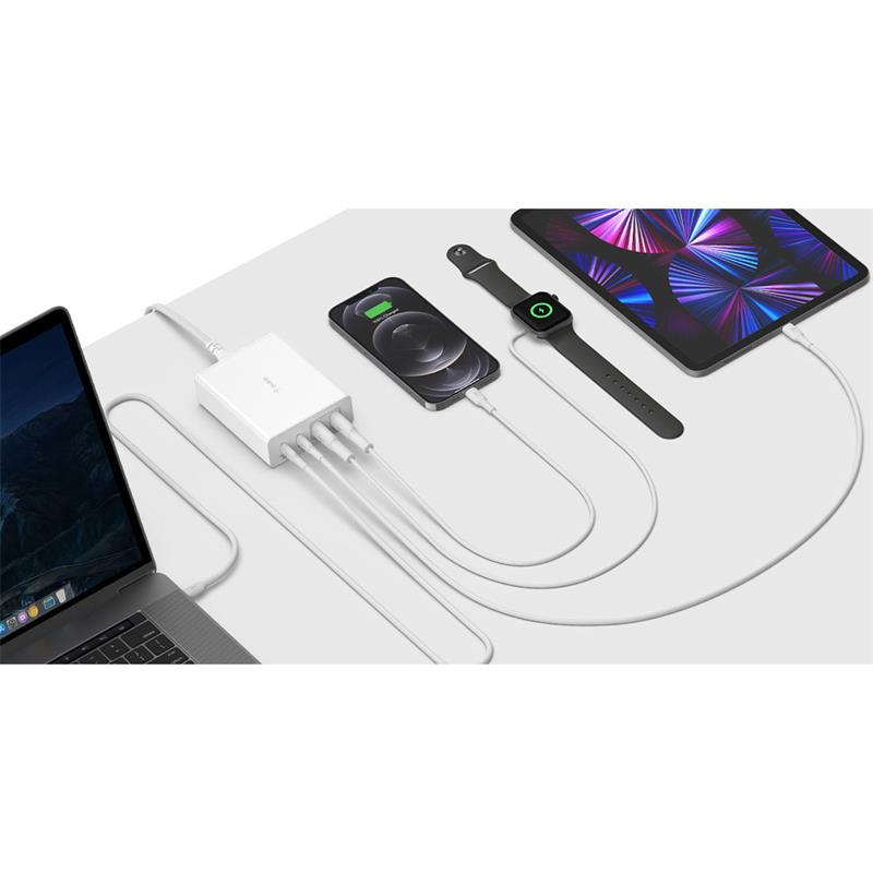 Belkin Boost Charge Pro 4-Port GaN Charger 108W - White