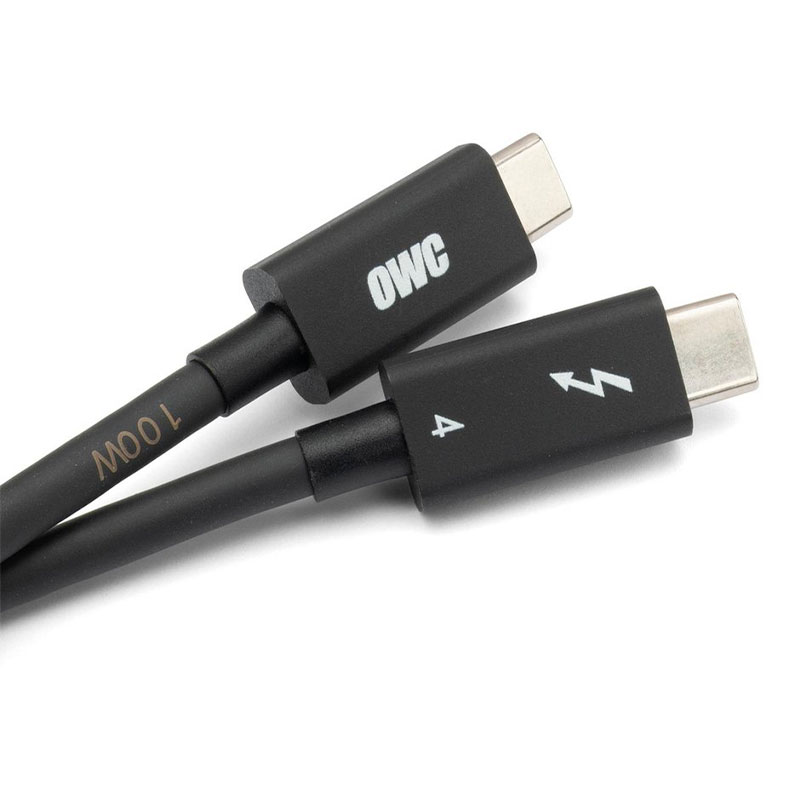 OWC kábel Thunderbolt 4 / USB-C Cable 1m - Black