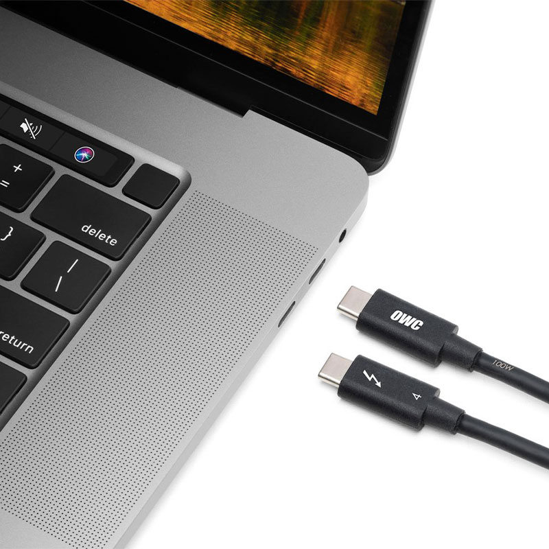 OWC kábel Thunderbolt 4 / USB-C Cable 1m - Black