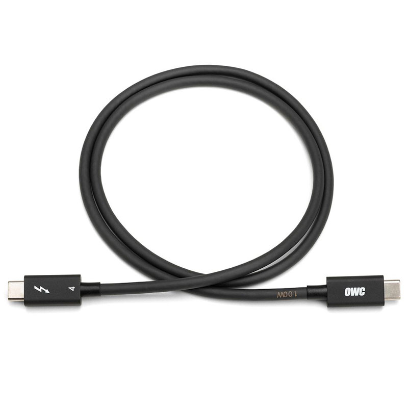 OWC kábel Thunderbolt 4 / USB-C Cable 1m - Black