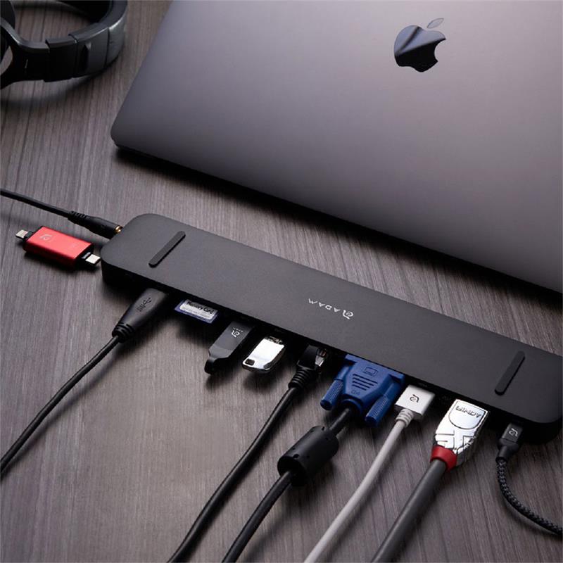 Adam Elements USB-C CASA Pro Max Hub 13-in-1 4K 60Hz - Black