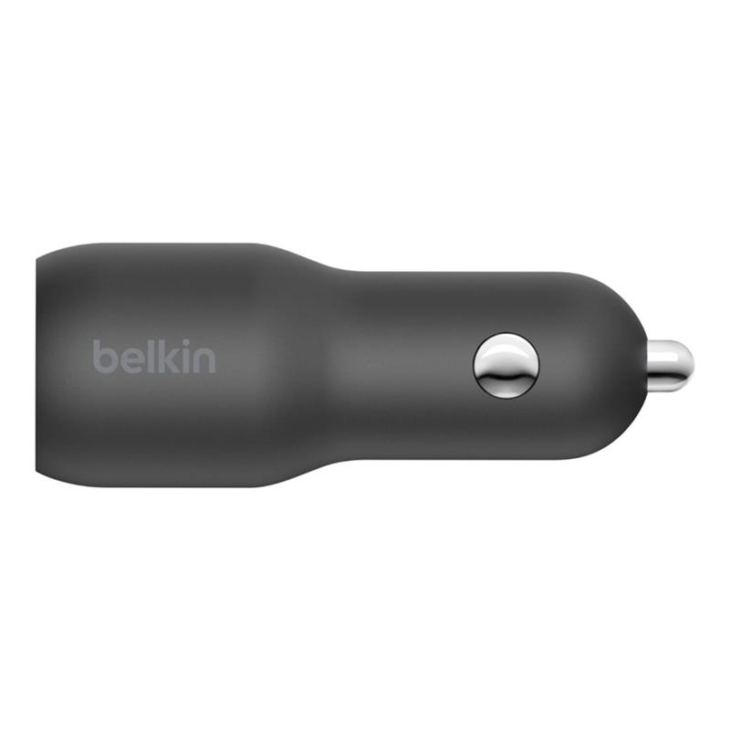 Belkin Boost Charge Dual Car Charger with PPS 37W - Black