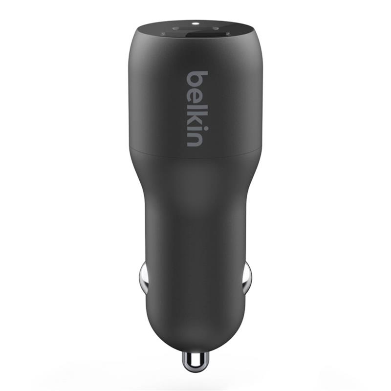 Belkin Boost Charge Dual Car Charger with PPS 37W - Black