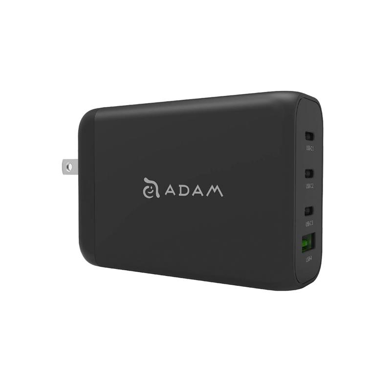 Adam Elements Omnia Pro 120W 4-Port GaN Power Charger - Black