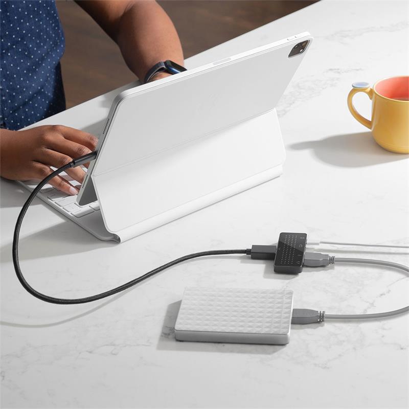 TwelveSouth StayGo mini USB-C Hub - Black