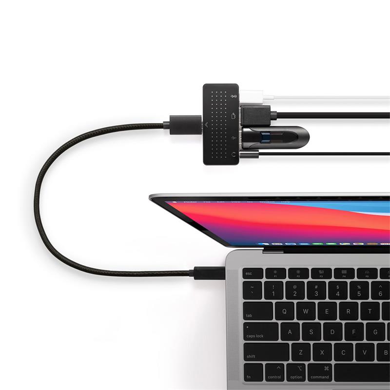 TwelveSouth StayGo mini USB-C Hub - Black