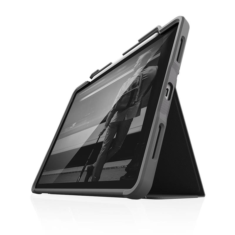 STM puzdro Dux Plus Ultra Protective pre iPad Air 10.9" 2020/2022 - Black