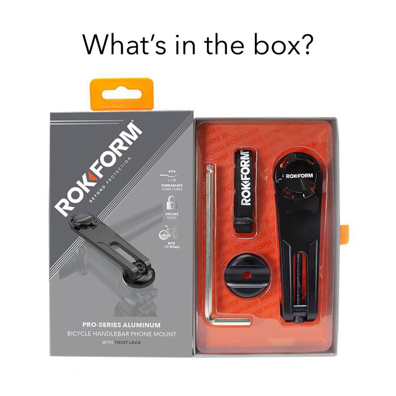 Rokform držiak na bicykel Pro Series Bike Phone Mount - Black