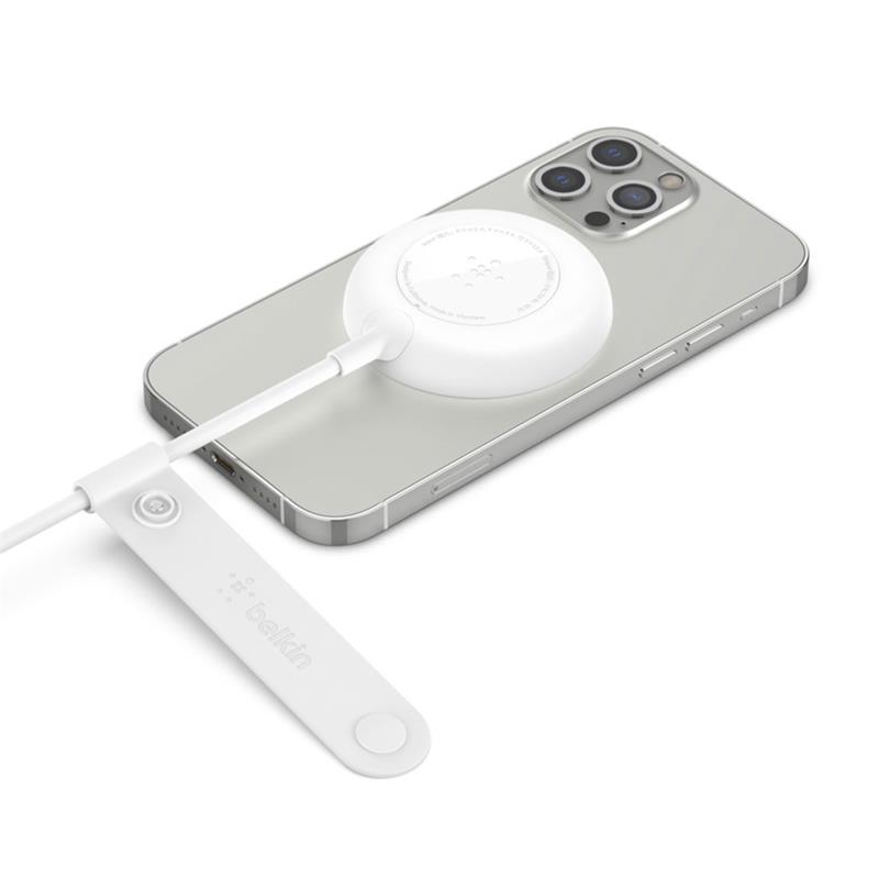 Belkin Boost Charge Magnetic Portable Wireless Charger Pad 7.5W + 20W charger - White