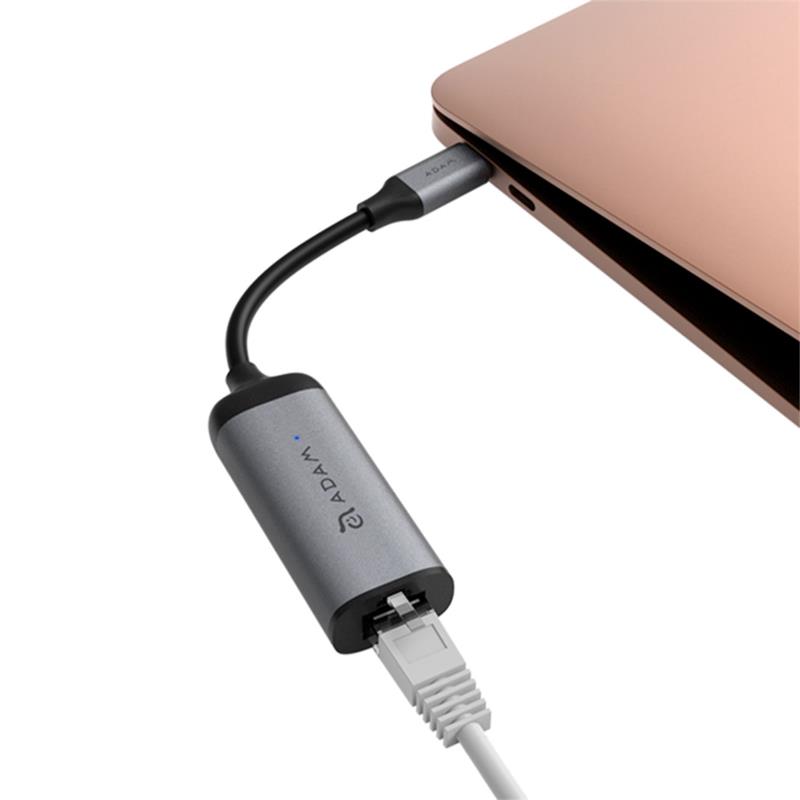 Adam Elements USB-C to Ethernet Adapter - Space Grey