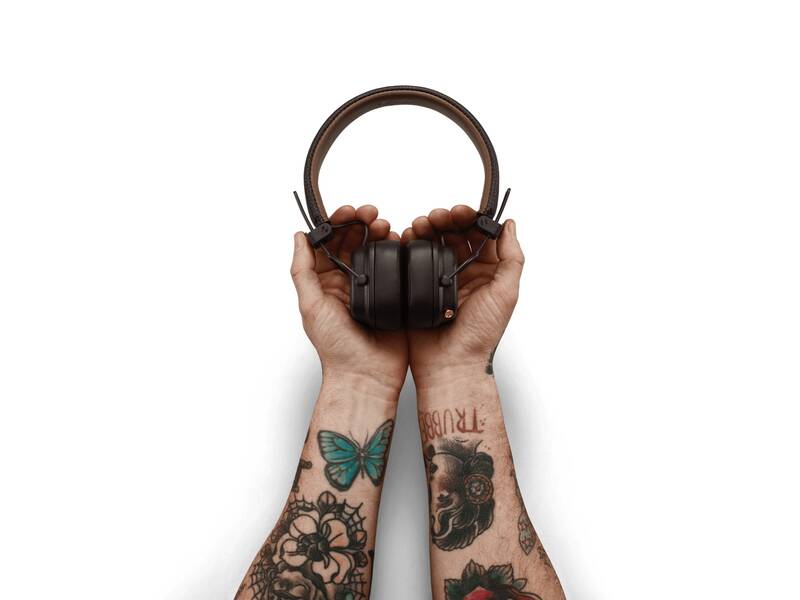Marshall Major IV - Bluetooth Brown slúchadlá