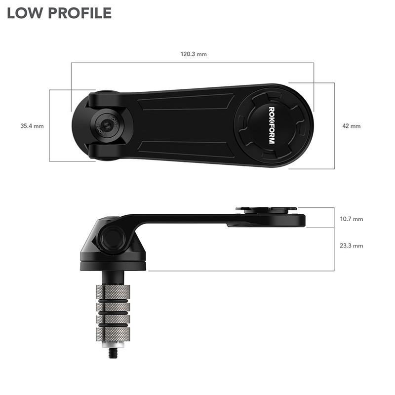 Rokform držiak Pro Series Motorcycle Stem Mount - Black
