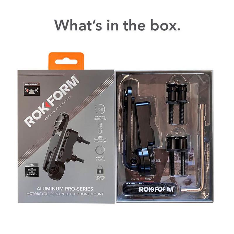 Rokform držiak Pro Series Motorcycle Perch Mount - Black