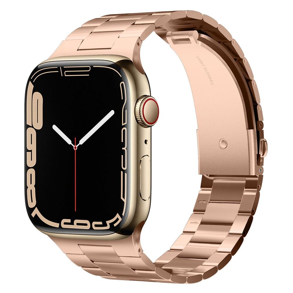 Elago remienok Metal Band pre Apple Watch 44/45/46mm - Rose Gold