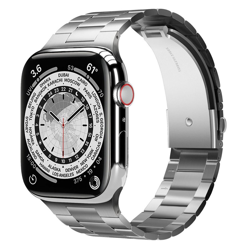 Elago remienok Metal Band pre Apple Watch 44/45/46mm - Silver