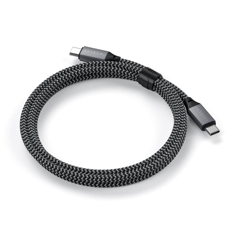 Satechi kábel USB-C to USB-C Cable 100W 2m - Space Gray