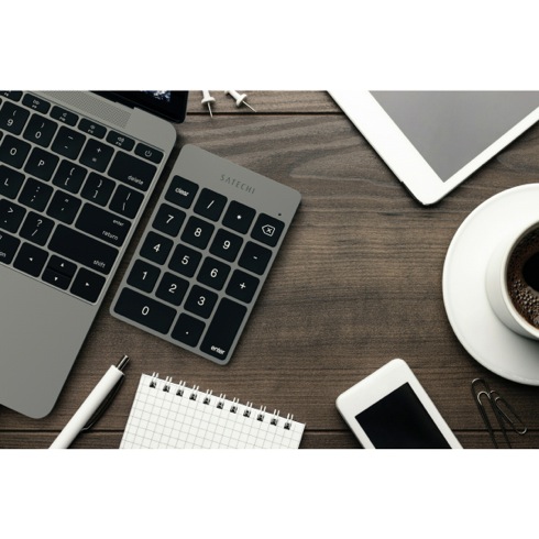 Satechi numerická klávesnica Slim Wireless - Space Gray Aluminium