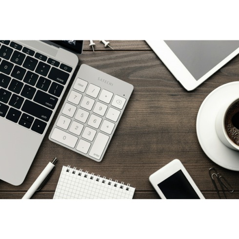 Satechi numerická klávesnica Slim Wireless - Silver Aluminium