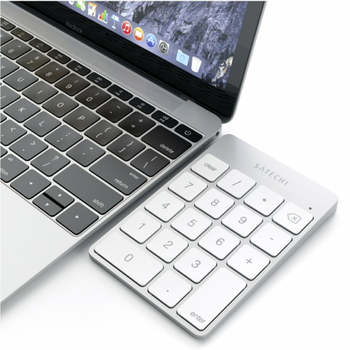 Satechi numerická klávesnica Slim Wireless - Silver Aluminium