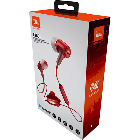 JBL E25BT Red sluchátka