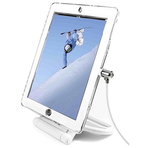 Compulocks iPad Locking Security Cover and Rotating Stand, Clear