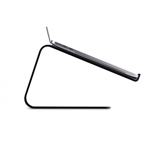 TwelveSouth stojan Curve pre MacBook - Matte Black Aluminium