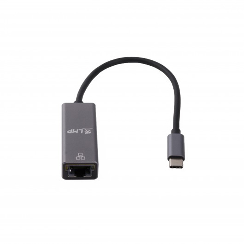 LMP adaptér USB-C to Gigabit Ethertnet - Space Gray Aluminium