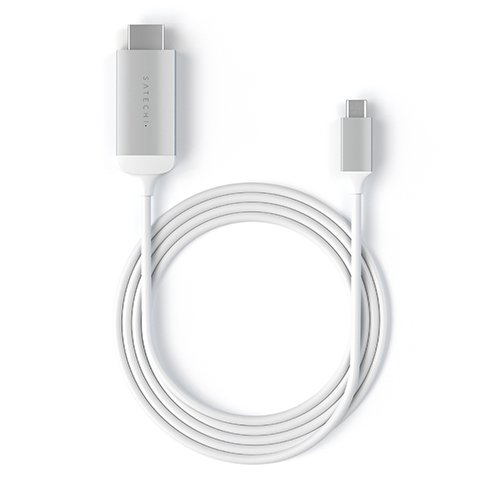 Satechi kábel USB-C to HDMI 2.0 Ultra HD 4K 60Hz, 1.8 m - Silver