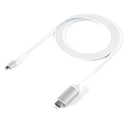 Satechi kábel USB-C to HDMI 2.0 Ultra HD 4K 60Hz, 1.8 m - Silver