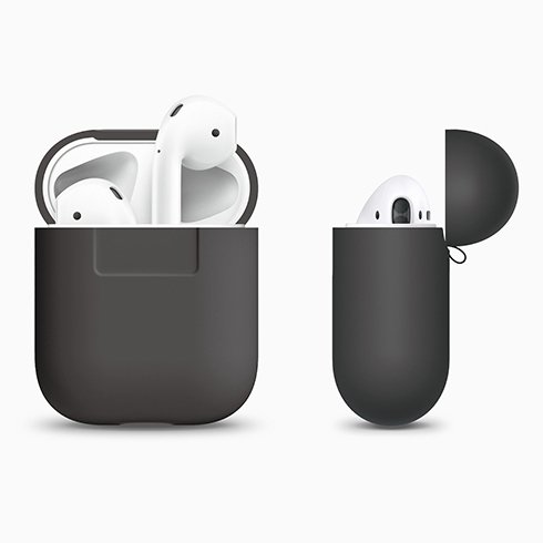 Elago Airpods Silicone Case-Dark Gray
