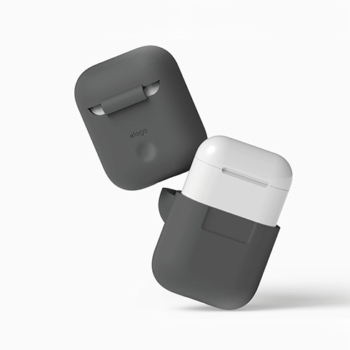 Elago Airpods Silicone Case-Dark Gray