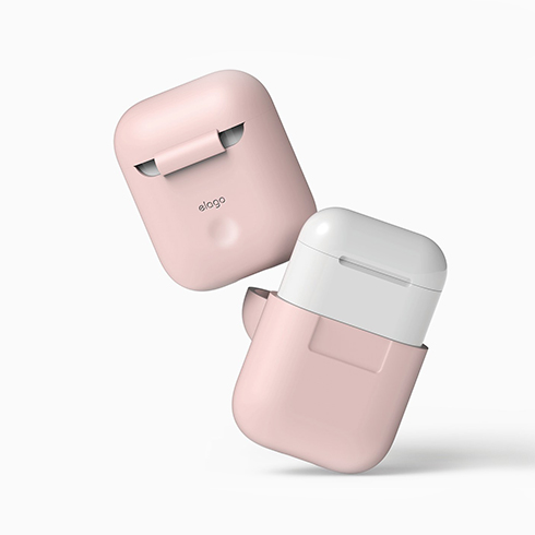 Elago Airpods Silicone Case - Lovely Pink