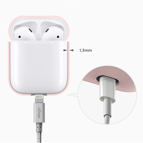 Elago Airpods Silicone Case - Lovely Pink