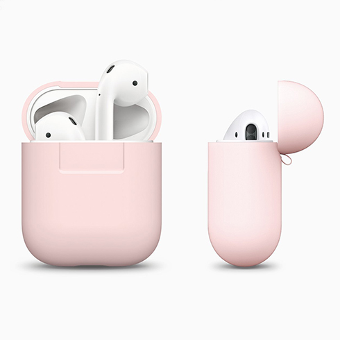 Elago Airpods Silicone Case - Lovely Pink