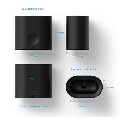 Elago Airpods Charging Stand - Black